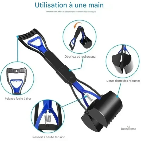 Accessoire essentiel pour l'entretien des cages à lapins