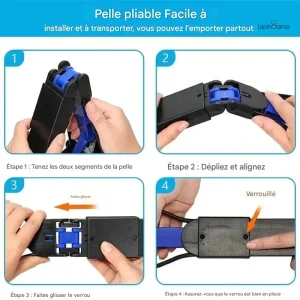 Pince pour ramasser les déjections de lapin facilement
