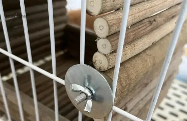 Surface surélevée pour lapins dans leur habitat