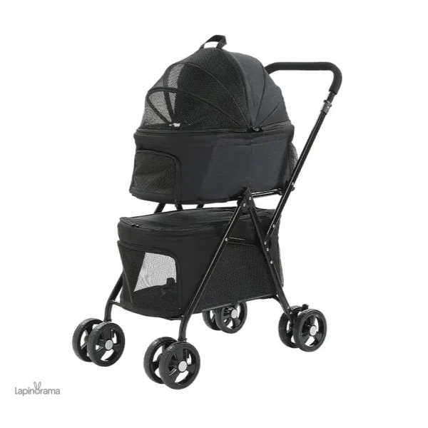 poussette-lapin-1 Poussette pour lapin, confortable et pratique