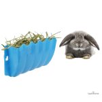 Râtelier à foin pour lapin bleu