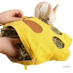 Sac à foin pour lapin, idéal pour une alimentation saine