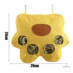 Mangeoire à foin pour lapins, pratique et fonctionnelle