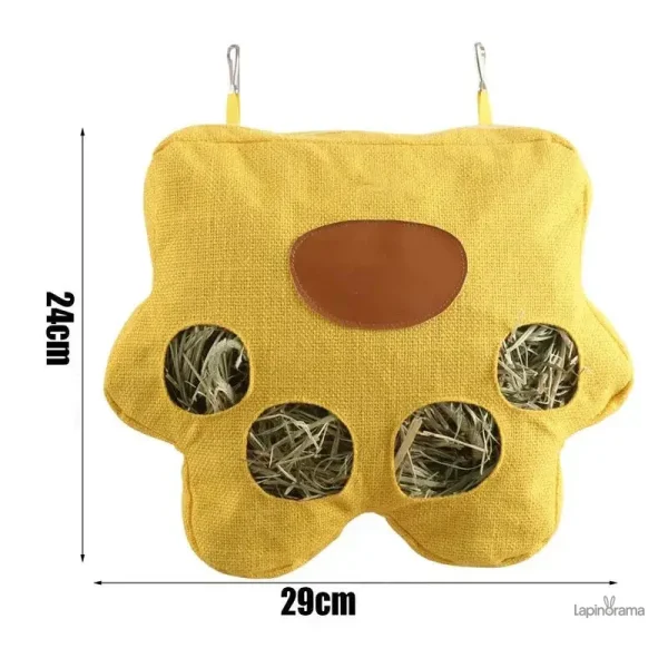 Mangeoire à foin pour lapins, pratique et fonctionnelle