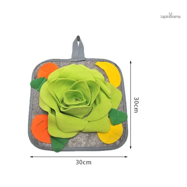 Tapis ludique pour lapins, encourage le jeu et l'exploration