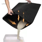 Tapis adapté pour litière de lapin, facile à nettoyer