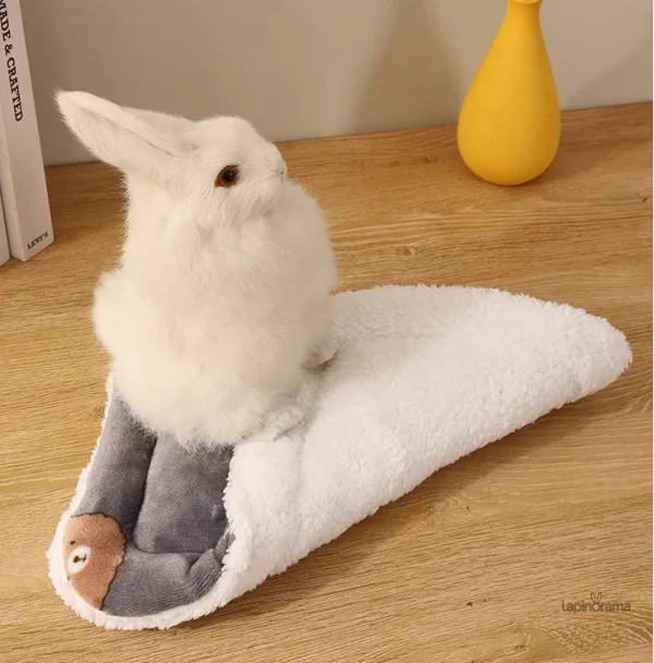 Tapis doux en forme de lapin, facile à nettoyer