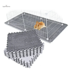 Tapis Puzzle Lapin en mousse douce et colorée