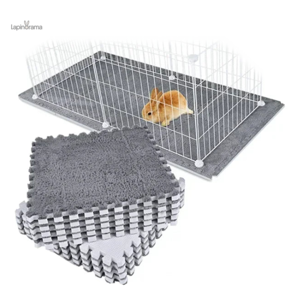 tapis-puzzle-lapin-1 Tapis Puzzle Lapin en mousse douce et colorée