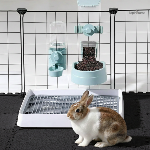 Tapis puzzle en forme de lapin, idéal pour les jeux