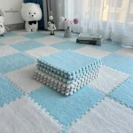Tapis en puzzle avec motif lapin, pour un espace de jeu