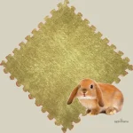 Tapis lapin en mousse, facile à assembler et à nettoyer