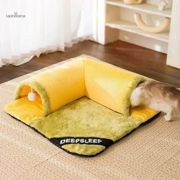 Tapis tunnel pour animaux de compagnie